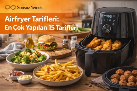 Airfryer Tarifleri: En Çok Yapılan 15 Tarif